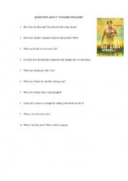English Worksheet: english vinglish film questions