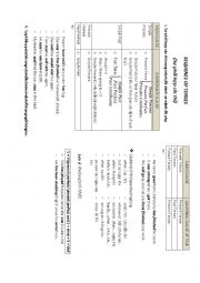 English Worksheet: sequence of tenses