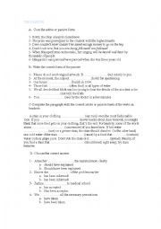 English Worksheet: PASSIVE EXERCISES