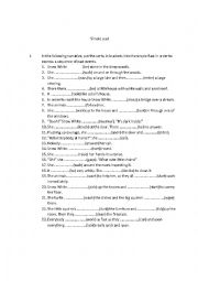 English Worksheet: Past simple