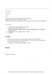 English Worksheet: Cycling