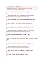English Worksheet: Adjetive