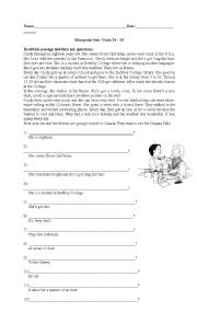 English Worksheet: Revision