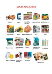 English Worksheet: GOODS