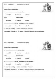 English Worksheet: past habits