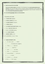 English Worksheet: Present Simple Beginners