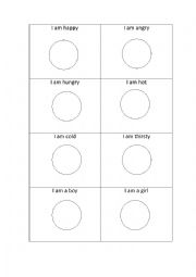 English Worksheet: Draw the right faces