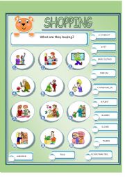 English Worksheet: SHOPPING 2