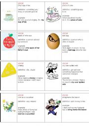 FOOD & COLORS IDIOMS