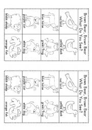 English Worksheet: Brown bear