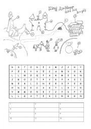 English Worksheet: ARTHUR AND HIS KNIGHTS