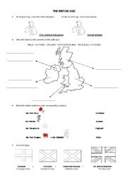 English Worksheet: The British Isles