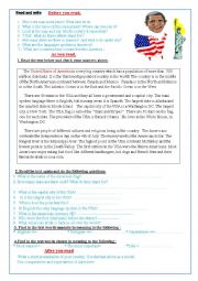 English Worksheet: The USA