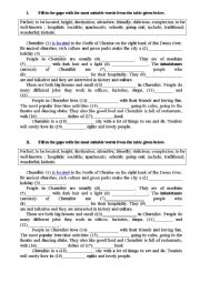 English Worksheet: My native townChernihiv Ukraine