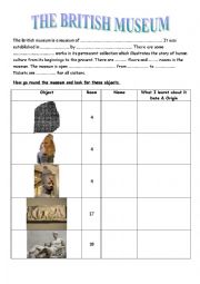 English Worksheet: The British Museum