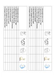 Reading exercise checklist