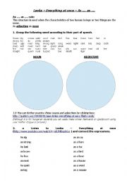 English Worksheet: as