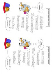 English Worksheet: days