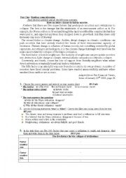 English Worksheet: the collapse of civilizations