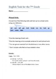 Phrasal Verbs 