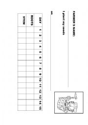 English Worksheet: I want to be a farmer