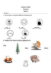 English Worksheet: Emotions