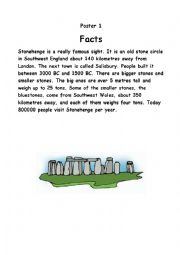 English Worksheet: The mystery of Stonehenge