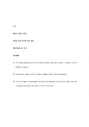 English Worksheet: Sentence Structure