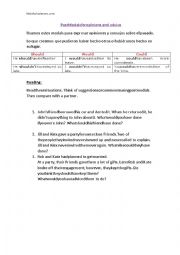 English Worksheet: Degrees of certainty