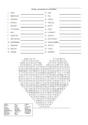 English Worksheet: Emotions wordsearch