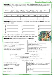 Song Roar Katy Perry - vocabulary practice - ESL worksheet by caiomachado