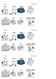 English Worksheet: at the airport