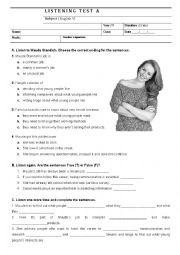 English Worksheet: Unusual Jobs