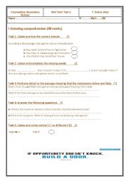 Mid Term Test 2