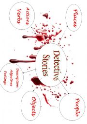 English Worksheet: Bloody Brainstorming Detective Stories