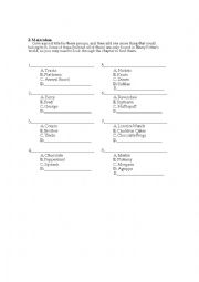 English Worksheet: Harry Potter chapter 7 book 1
