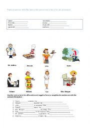 English Worksheet: Yes no questions in the simple present tense