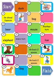 English Worksheet: Animal  - Walt disney