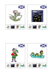 English Worksheet: Happy families Scotland card
