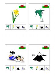 English Worksheet: Happy families Wales card