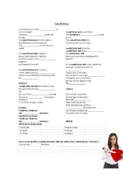 English Worksheet: song ill kill her (3rd conditional)