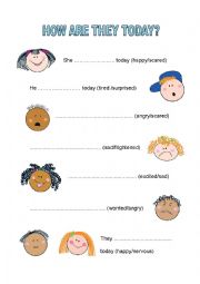 Feelings worksheet