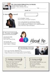 English Worksheet: Business English