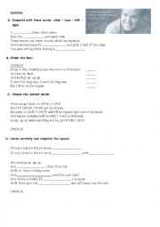 English Worksheet: CLOUDS by Zach Sobietch