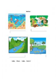 English Worksheet: Habitat