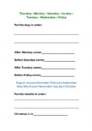 Days and Months