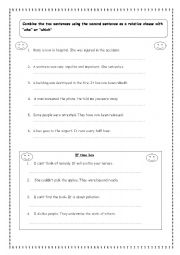 English Worksheet: actiivty