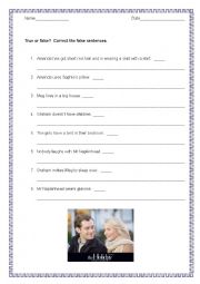 English Worksheet: The Holiday