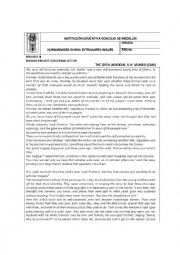 English Worksheet: The open window