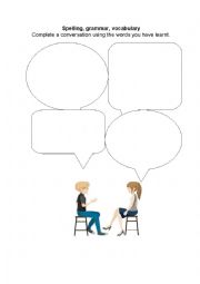 Simple Conversation Template or Activity